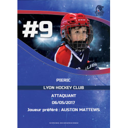 Carte personnalisée LEGEND – Design holographique sportif unique